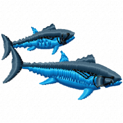 Fishes Embroidery Design 4 Fishes Embroidery Design 4
